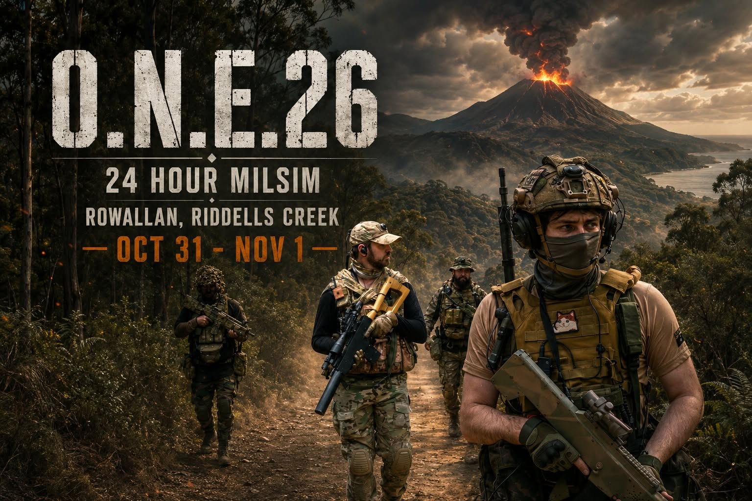 Next event poster